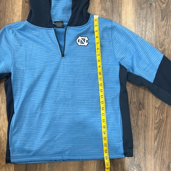 Colosseum UNC Tarheels 1/4 Zip Blue Fleece Sweatshirt Jacket Youth Size XL (20). - Picture 15 of 16